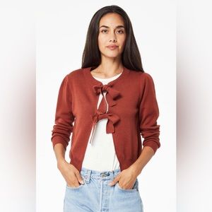 Roberta Roller Rabbit Rosemary Cardigan in Terracotta (Size XL)
